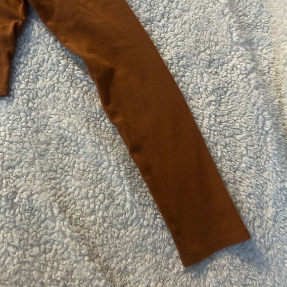Brown Long Sleeve Button Up Top - Picture 3 of 5
